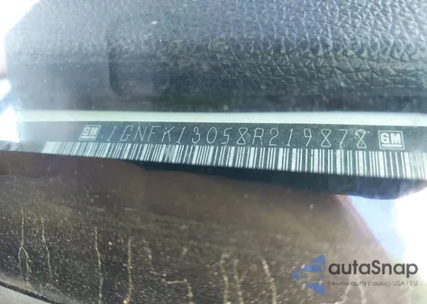 2008 Chevrolet Tahoe Ltz z USA, uszkodzony, nr VIN 1GNFK13058R219878